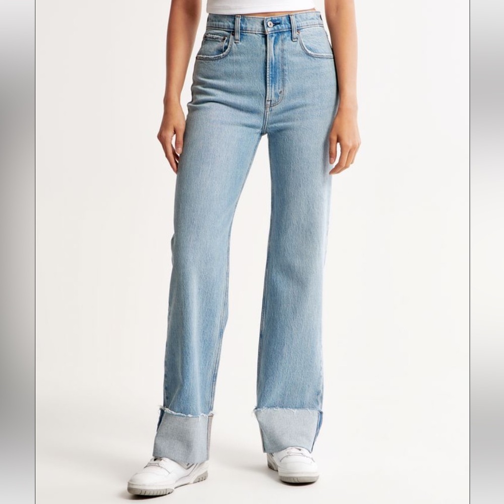 Abercrombie high rise 90s relaxed jeans